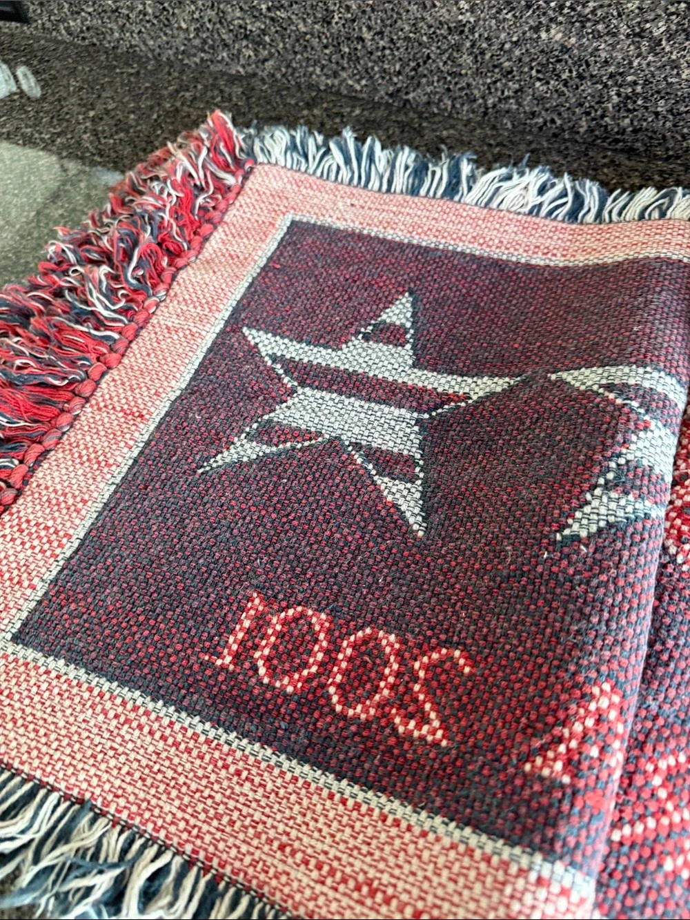 Pair of  America 2001 Fringe Accent Rug - 9/11 Commemorative